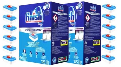 Finish Tabletki do Zmywarki wszystko w jednym Professionalall in one 125x