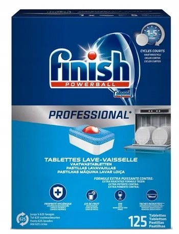 Finish Tabletki do Zmywarki wszystko w jednym Professionalall in one 125x