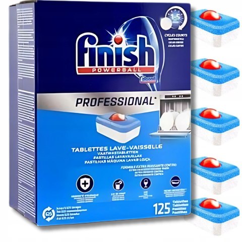 Finish Tabletki do Zmywarki wszystko w jednym Professionalall in one 125szt