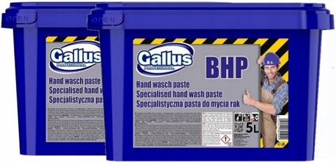 GALLUS Pasta BHP 5L Do Mycia Rąk Silne Zabrudzenia Warsztatowa