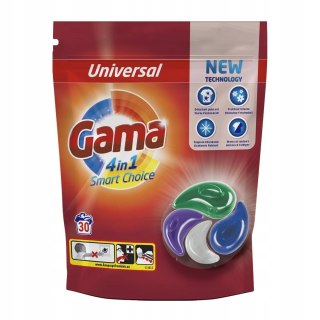 Gama Kapsułki do prania 4w1 Smart Choice Universal 30szt