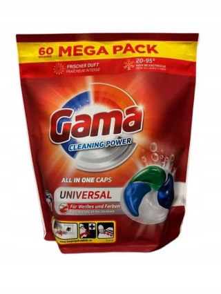 Gama Kapsułki do prania Cleaning Power Universal All in1 60szt
