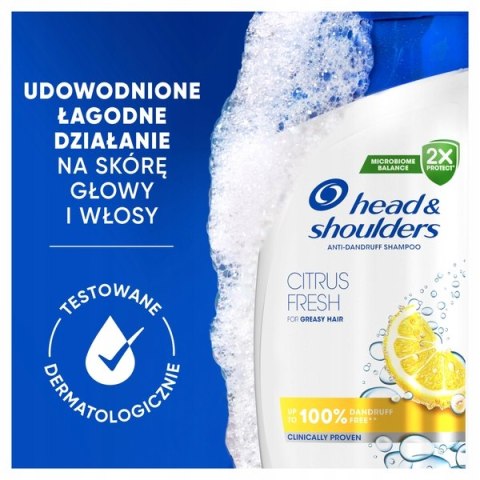 HEAD&SHOULDERS Szampon do włosów 400ml Citrus Fresh