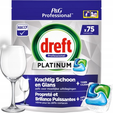 Kapsułki do zmywarki Dreft Platinum all in one 75 szt