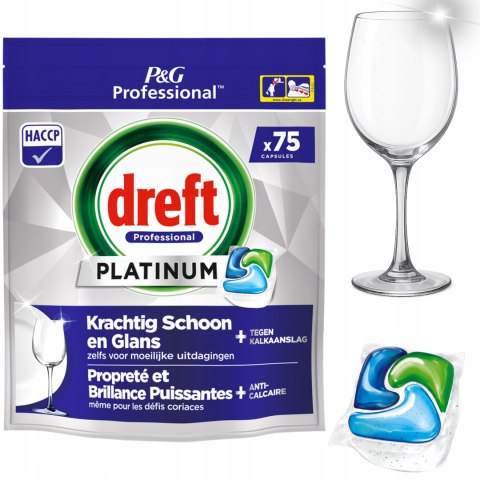 Kapsułki do zmywarki Dreft Platinum all in one 75 szt