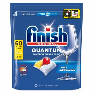 Kapsułki do zmywarki Finish Quantum All-in-1 cytrynowe 60 szt.