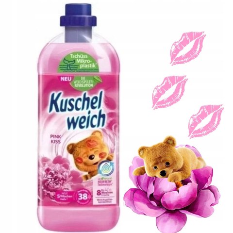 Kuschelweich Płyn do płukania Pink Kiss Różowy 1L