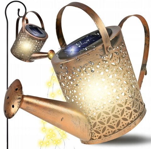 LAMPA SOLARNA OGRODOWA KONEWKA LED ZEWNĘTRZNA Z CZUJNIKIEM ZMIERZCHU XXL