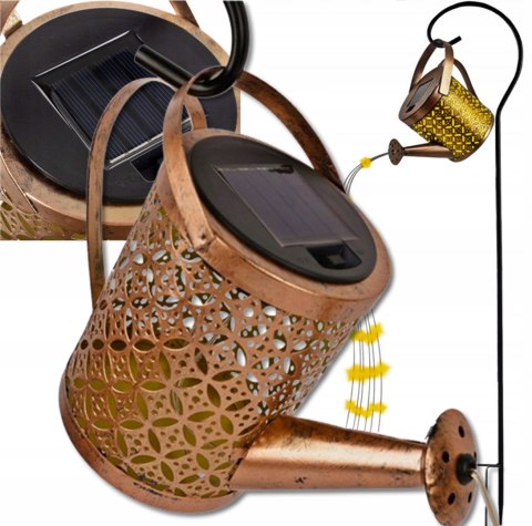 LAMPA SOLARNA OGRODOWA KONEWKA LED ZEWNĘTRZNA Z CZUJNIKIEM ZMIERZCHU XXL