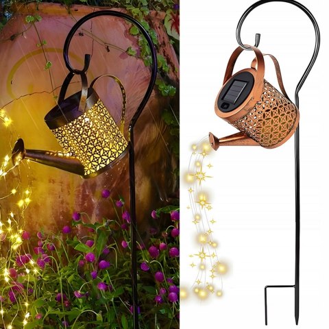 LAMPA SOLARNA OGRODOWA KONEWKA LED ZEWNĘTRZNA Z CZUJNIKIEM ZMIERZCHU XXL