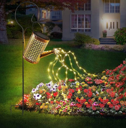 LAMPA SOLARNA OGRODOWA KONEWKA LED ZEWNĘTRZNA Z CZUJNIKIEM ZMIERZCHU XXL