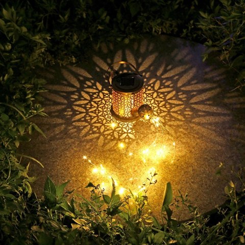 LAMPA SOLARNA OGRODOWA KONEWKA LED ZEWNĘTRZNA Z CZUJNIKIEM ZMIERZCHU XXL