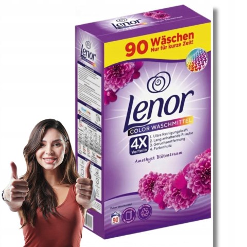 Lenor proszek do prania kolorów 4in1 Ametyst 90 prań 4.9kg COLOR