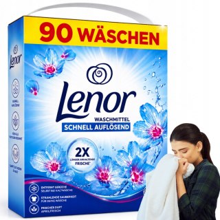 Lenor proszek do prania uniwersalny Aprilfrisch 4,95 kg 90 prań DUZE OPAK