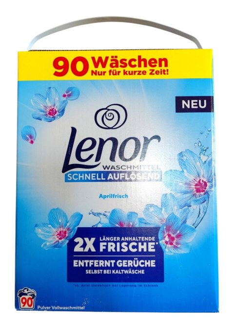 Lenor proszek do prania uniwersalny Aprilfrisch 4,95 kg 90 prań DUZE OPAK