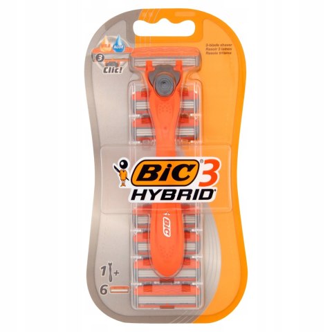 Maszynka do golenia męska na wkłady BIC 3 Hybrid maszynki wymienne 4 wkłady