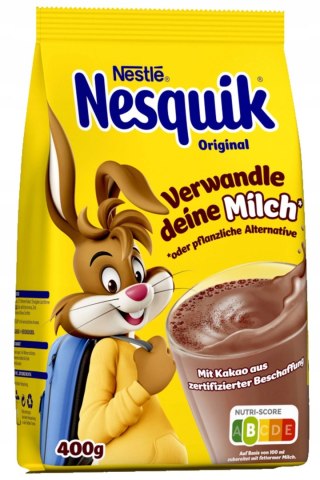 Nesquik Kakao Rozpuszczalne Napój czekoladowy Nestle 400g