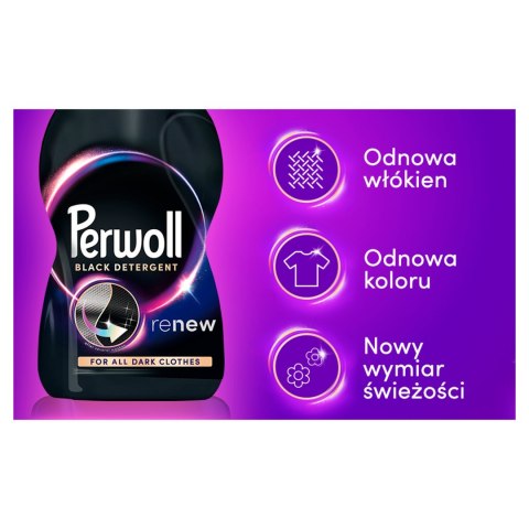 Perwoll Renew Black Płyn do prania tkanin czarnych 40 prań, 2 l