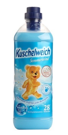 Płyn do płukania koncentrat Kuschelweich Sommerwind niebieski 1L