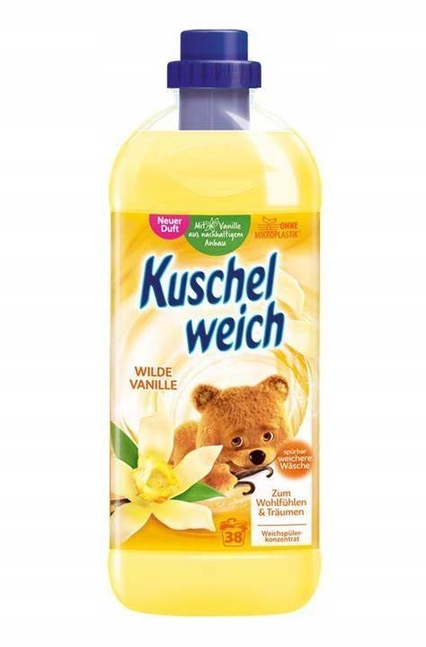 Płyn do płukania koncentrat Kuschelweich żółty Wanilia kwiaty 1L