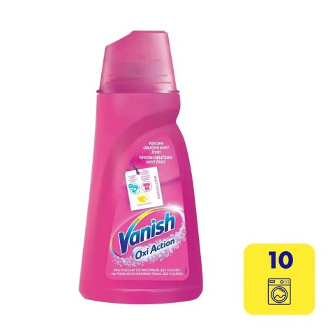 VANISH OXI ACTION PINK 1L Odplamiacz do tkanin w płynie
