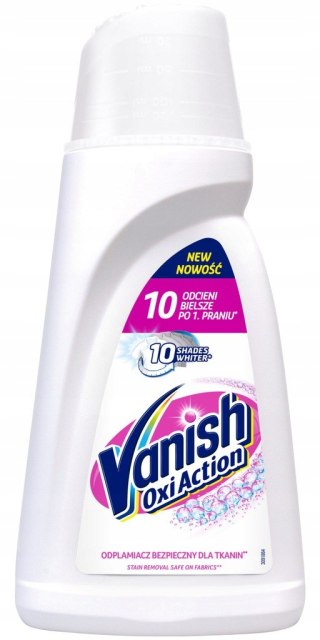 Vanish Oxi Action Odplamiacz w Płyne do Białego 1L