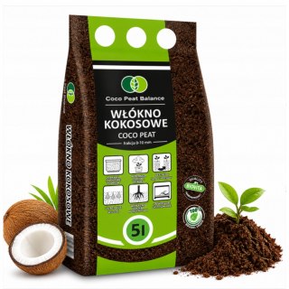 WŁÓKNO KOKOSOWE COCO PEAT gotowe podłoże 5L