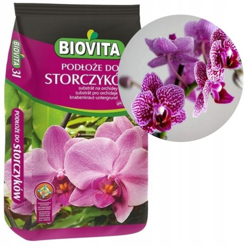 Ziemia podłoże do storczyków orchidei BIOVITA 3L
