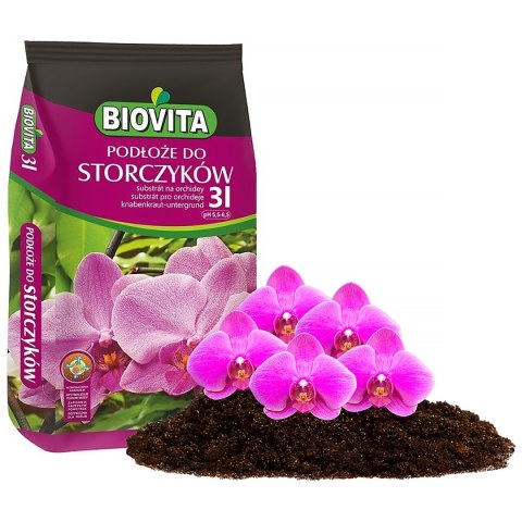 Ziemia podłoże do storczyków orchidei BIOVITA 3L