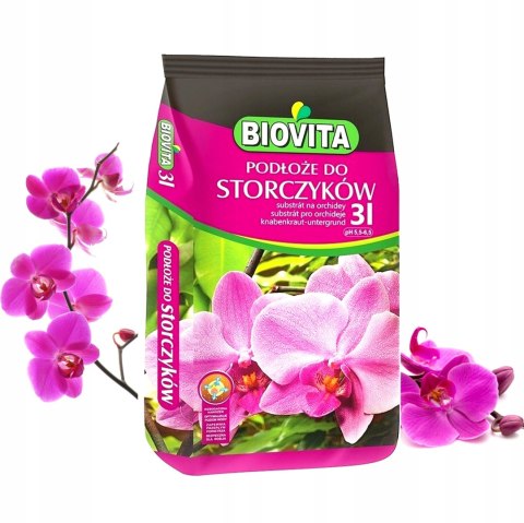 Ziemia podłoże do storczyków orchidei BIOVITA 3L