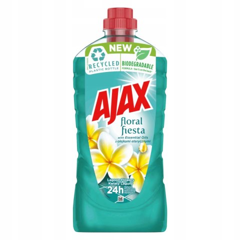 AJAX PŁYN uniwersalny do mycia podłóg podłogi Lagoon Flowers kwiatowy 1L