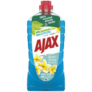 AJAX PŁYN uniwersalny do mycia podłóg podłogi Lagoon Flowers kwiatowy 1L