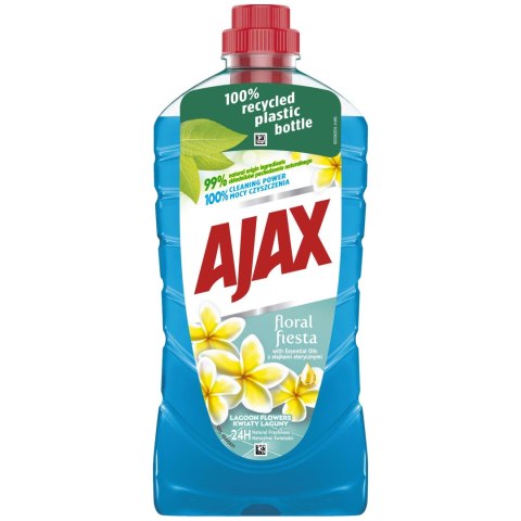 AJAX PŁYN uniwersalny do mycia podłóg podłogi Lagoon Flowers kwiatowy 1L