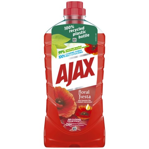 AJAX PŁYN uniwersalny do mycia podłóg podłogi Polne kwiaty Floral Fiesta 1L