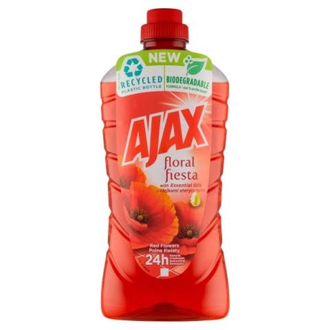 AJAX PŁYN uniwersalny do mycia podłóg podłogi Polne kwiaty Floral Fiesta 1L