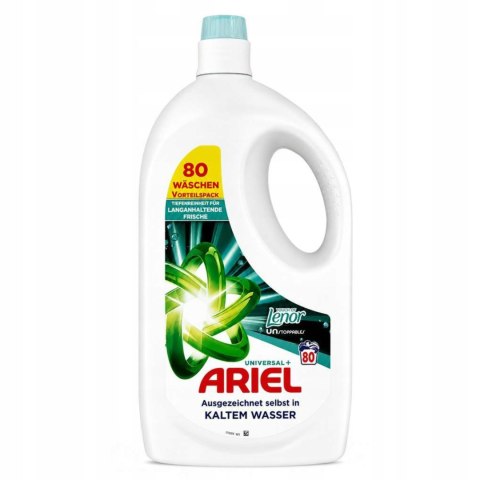 Ariel Żel do Prania Touch of Unstoppables 3,6L 80 Prań Universal
