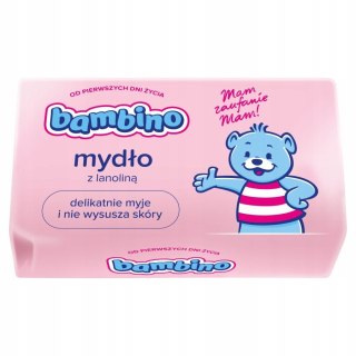 BAMBINO Mydło dla niemowląt i dzieci, kostka 90g w kostce hipoalergiczne