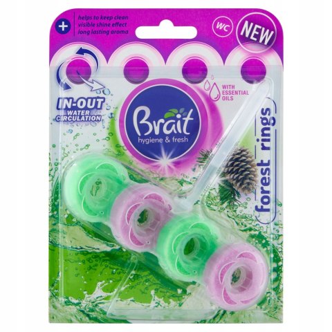 BRAIT Kostka do WC 40g Rings Forest
