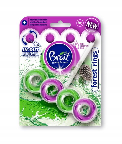 BRAIT Kostka do WC 40g Rings Forest