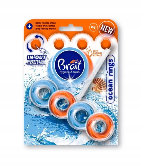 BRAIT Kostka do WC 40g Rings Ocean