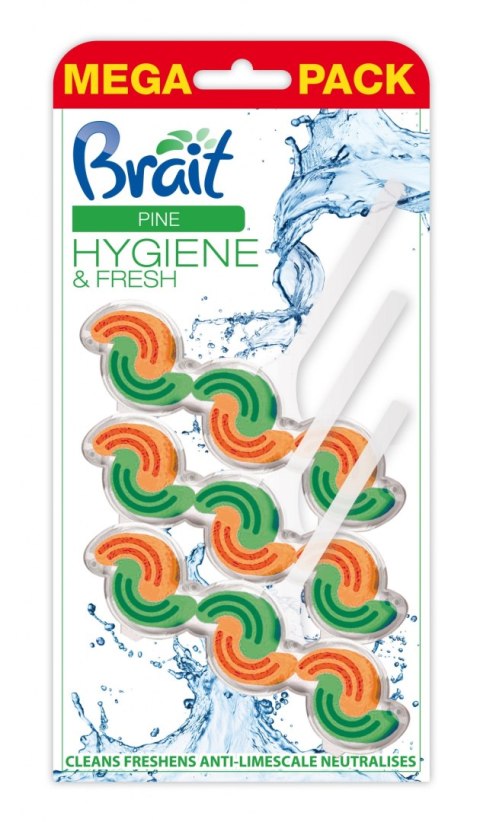 Brait Rings Kostka do WC Sosnowa Zawieszka 3szt 3x45g