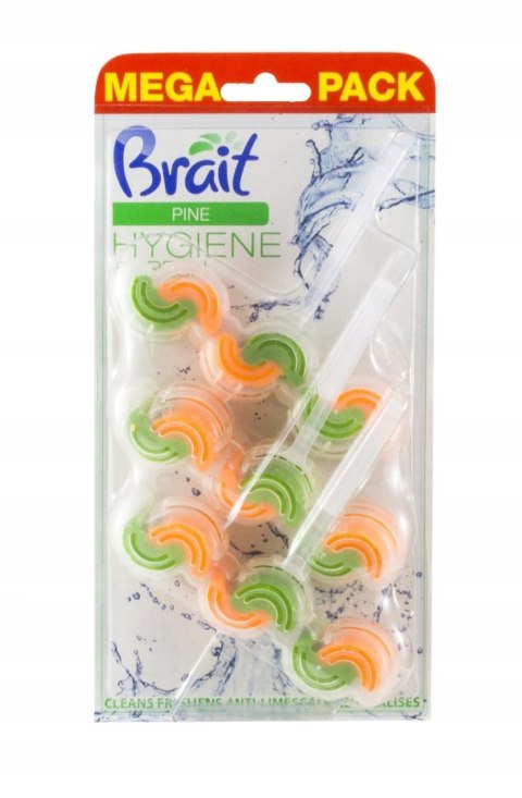 Brait Rings Kostka do WC Sosnowa Zawieszka 3szt 3x45g