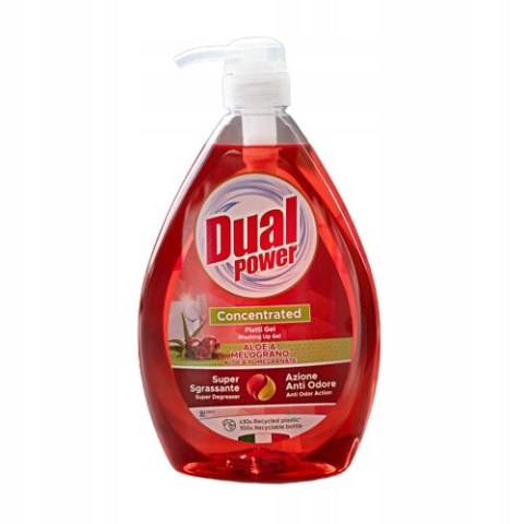 Dual Power Płyn do mycia naczyń skoncentrowany Aloe&Melograno 1000 ml