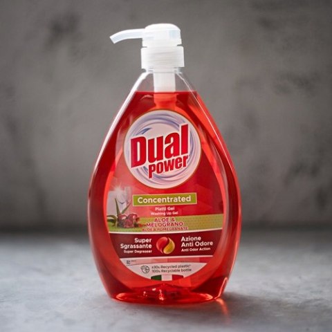 Dual Power Płyn do mycia naczyń skoncentrowany Aloe&Melograno 1000 ml