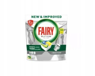 FAIRY Kapsułki do zmywarki 66szt Platinum ALL IN ONE LEMON miękkie