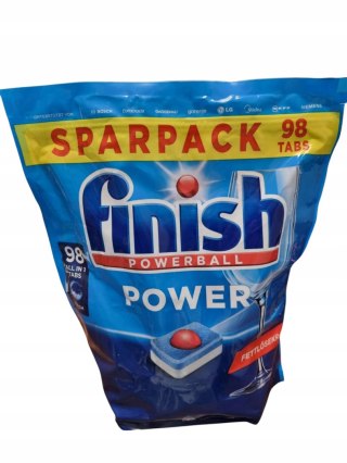 FINISH Powerball Tabletki Kapsułki do Zmywarki 98 sztuk Sparpack Cytryna