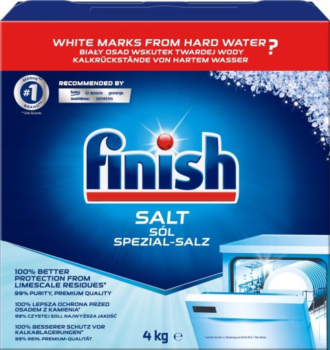 FINISH Sól do zmywarki ochronna gruboziarnista 4kg
