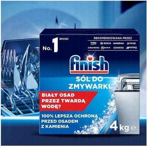 FINISH Sól do zmywarki ochronna gruboziarnista 4kg
