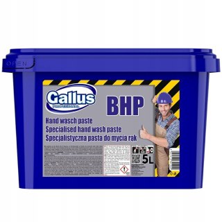 GALLUS Pasta BHP 5L Do Mycia Rąk Silne Zabrudzenia Warsztatowa