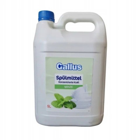 GALLUS Płyn do Naczyń 5L Mięta